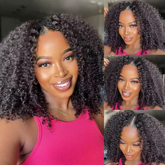 Curlessa™ Kinky Curly Wave - Half Wig
